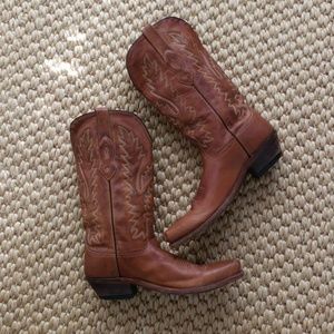 Old West LF1529 womens cowboy boots real leather